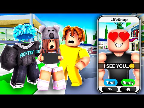 STALKER FOLLOWED MY FAMILY on VACATION in Roblox SNAPCHAT..(Brookhaven)