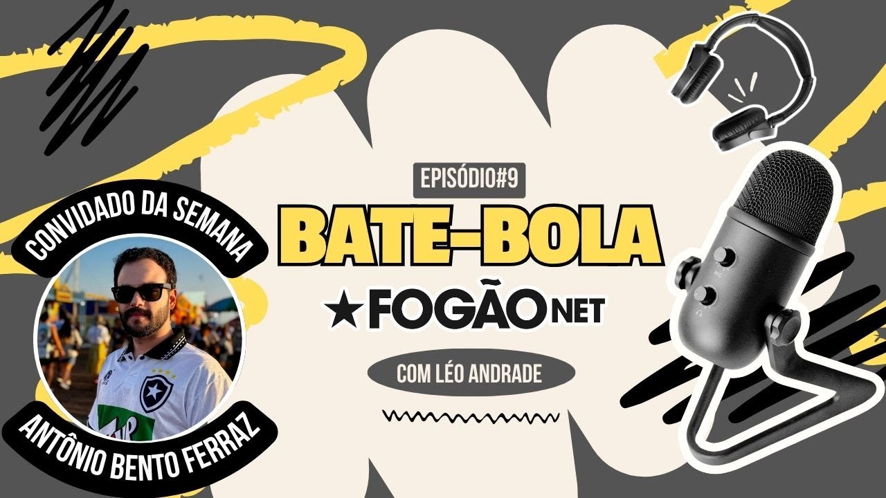 VÍDEO | Bate-Bola FogãoNET 09 recebe Antonio Bento Ferraz; bastidores, história e Botafogo VÍDEO | Bate-Bola FogãoNET 09 recebe Antonio Bento Ferraz; bastidores, história e Botafogo