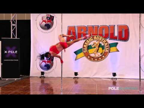 Andrea Ryff - Australian Pole Fitness Championships 2015