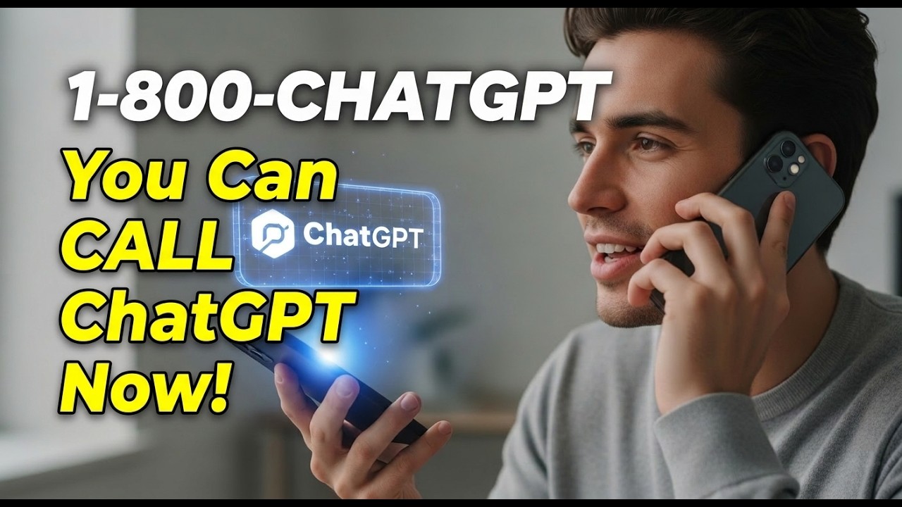 1-800-CHATGPT - You Can Call CHATGPT Now!