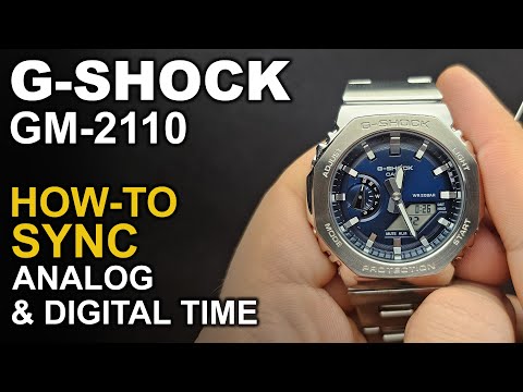 Gshock GM-2110 - Adjusting watch hands - Module 5611