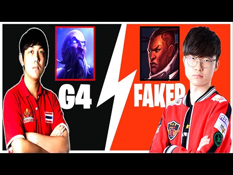 Faker Lucian vs G4 Ryze - 1vs1 2019 All-Star - LCK vs LST