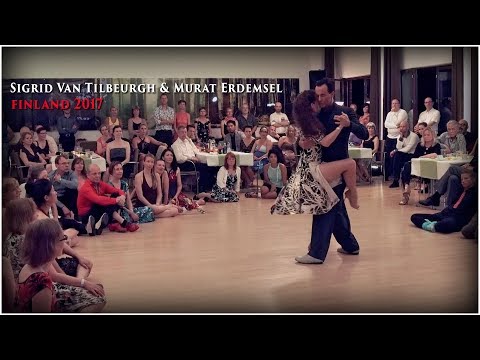 Sigrid and Murat in Finland 2017. Amigos del tango summer tango camp.