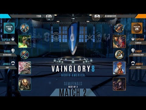 Hammers vs TSM Game 2 Semifinal | Vainglory 8 NA Autumn 2017 Split 1 Week 1