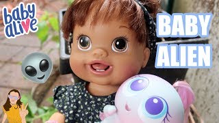Baby Alive Abby Finds a Baby ALIEN! | Kelli Maple