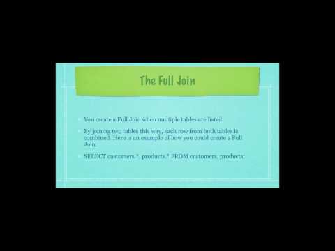 MySQL SQL Statements Tutorial 6