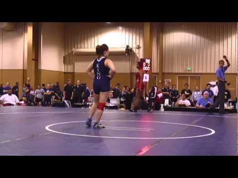FILA Junior 55kg - Tamara Tillman (SD Hot Beaches) DEC Stacy Martin (King College) 1-0, 5-0.mp4