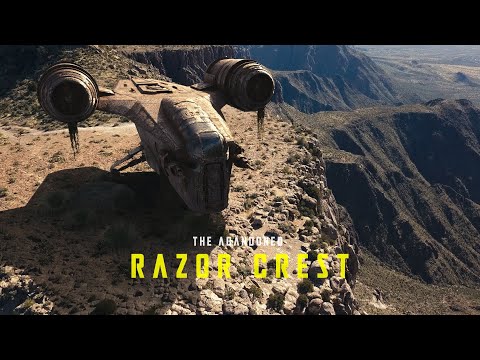 The abandoned Razor Crest
