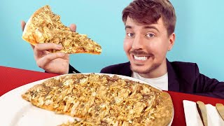 MrBeast,70.000 Dolarlık Altın Pizza Yedi. #mrbeast #keşfet