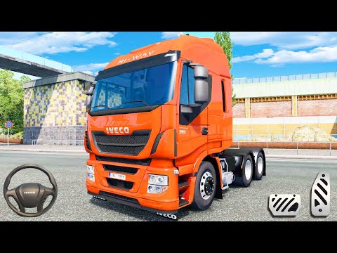 POV Driving IVECO Truck Games - Euro Truck Simulator 2 Game - iOS Android Gameplay
