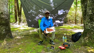 Cooking A Steak In The Woods + New Camping Chair | TCEK 360