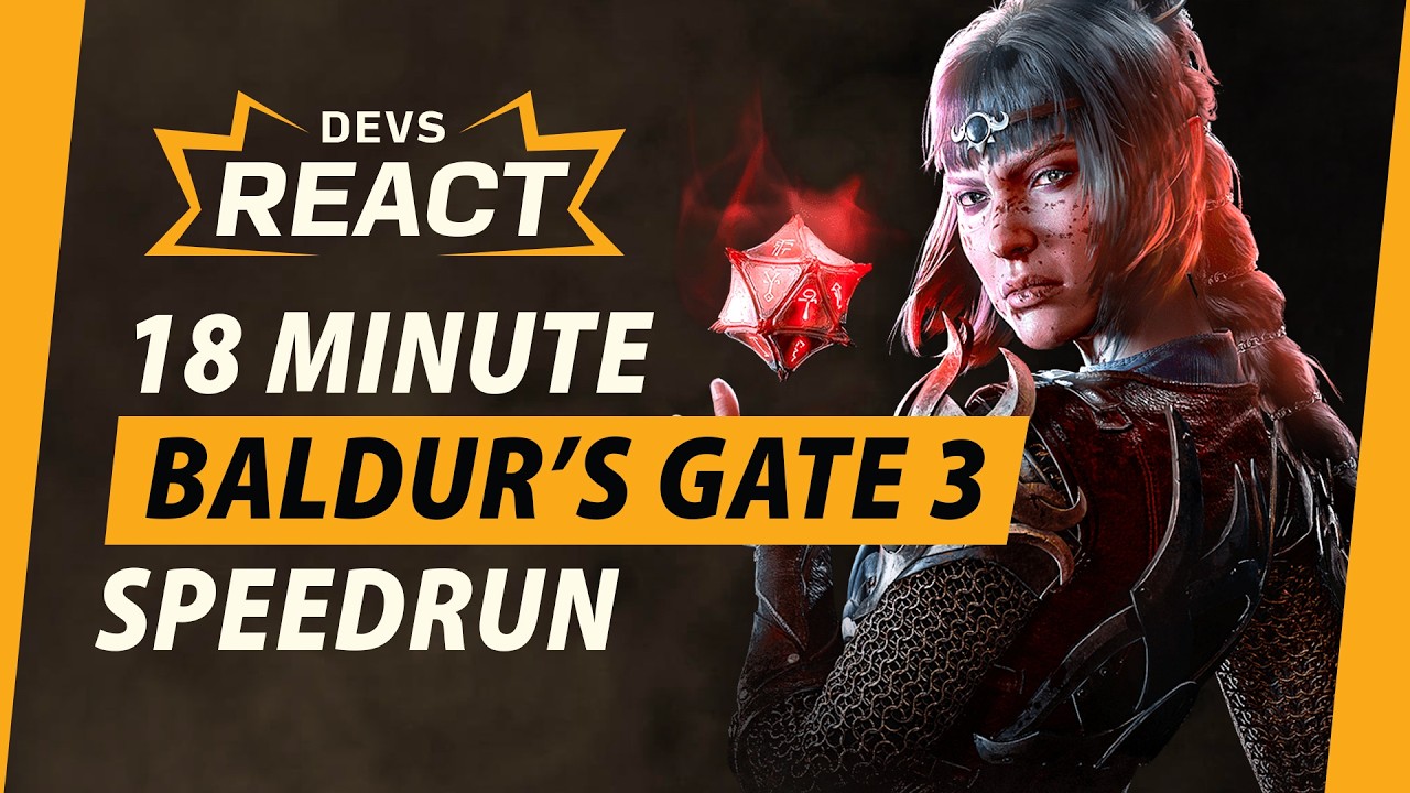 Baldur’s Gate 3 Developers React to 18-Minute Speedrun