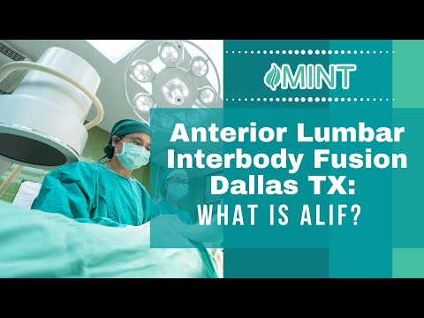 Anterior Lumbar Interbody Fusion Dallas TX: What Is ALIF?