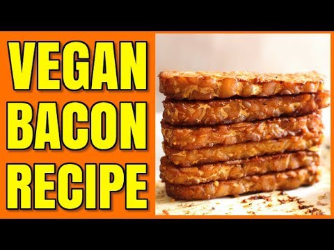 How to Make Vegan Bacon / Easy Tempeh Bacon Recipe / Oil Free