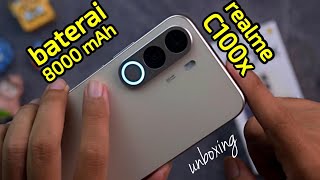 baterainya 8000 mAh - realme C100x unboxing