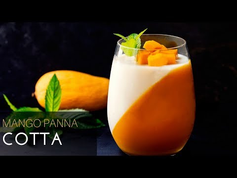Homemade Mango Panna Cotta