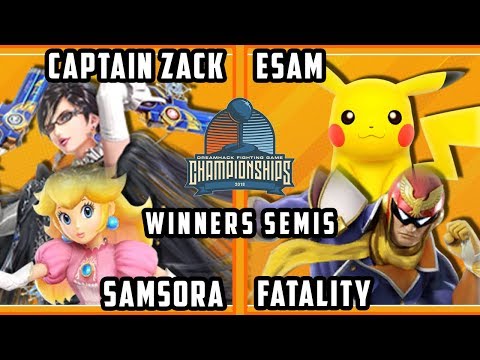 DHATL18 Smash 4 - CaptainZack & Samsora Vs. ESE | Fatality & PG | ESAM - Wii U Doubles Winners Semis