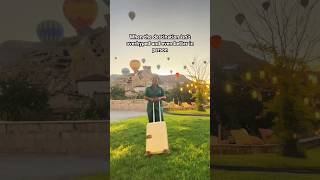 Why you should visit Cappadocia #turkey #cappadociaturkey #hotairballoon #morningview