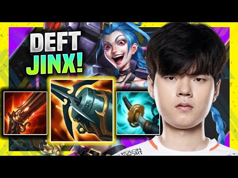DEFT BRINGS BACK HIS ICONIC JINX! - HLE Deft Plays Jinx ADC vs Aphelios! | Season 11