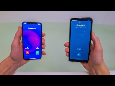 Motorola Defy and iPhone 12 in bath underwater incoming call