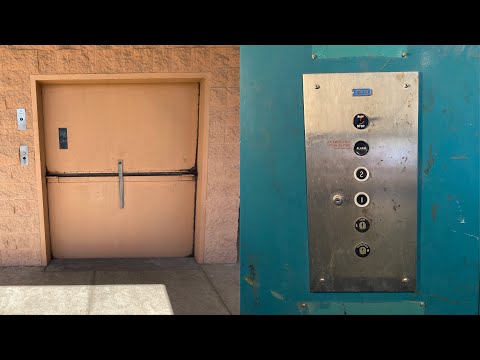 Abandoned Dover Hydraulic Freight elevator @ Country Club Centere - Sacramento, CA