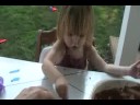 Baby Eats Chocolate Pudding