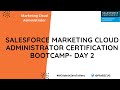 Marketing Cloud Administrator Certification Bootcamp Day2 - Marketing Cloud Products