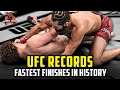 UFC Records Fastest Finishes In UFC MMA History