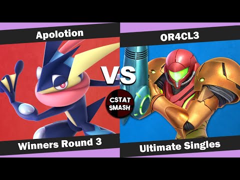 No Caps 24 Winners R3 - Apolotion (Greninja) vs OSG| OR4CL3 (Samus) - SSBU