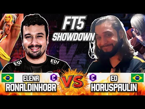 SF6 🔥 RonaldinhoBR (Elena) vs HorusPaulin (Ed) 🔥 High-Level Battle FT5 Showdown | Street Fighter 6