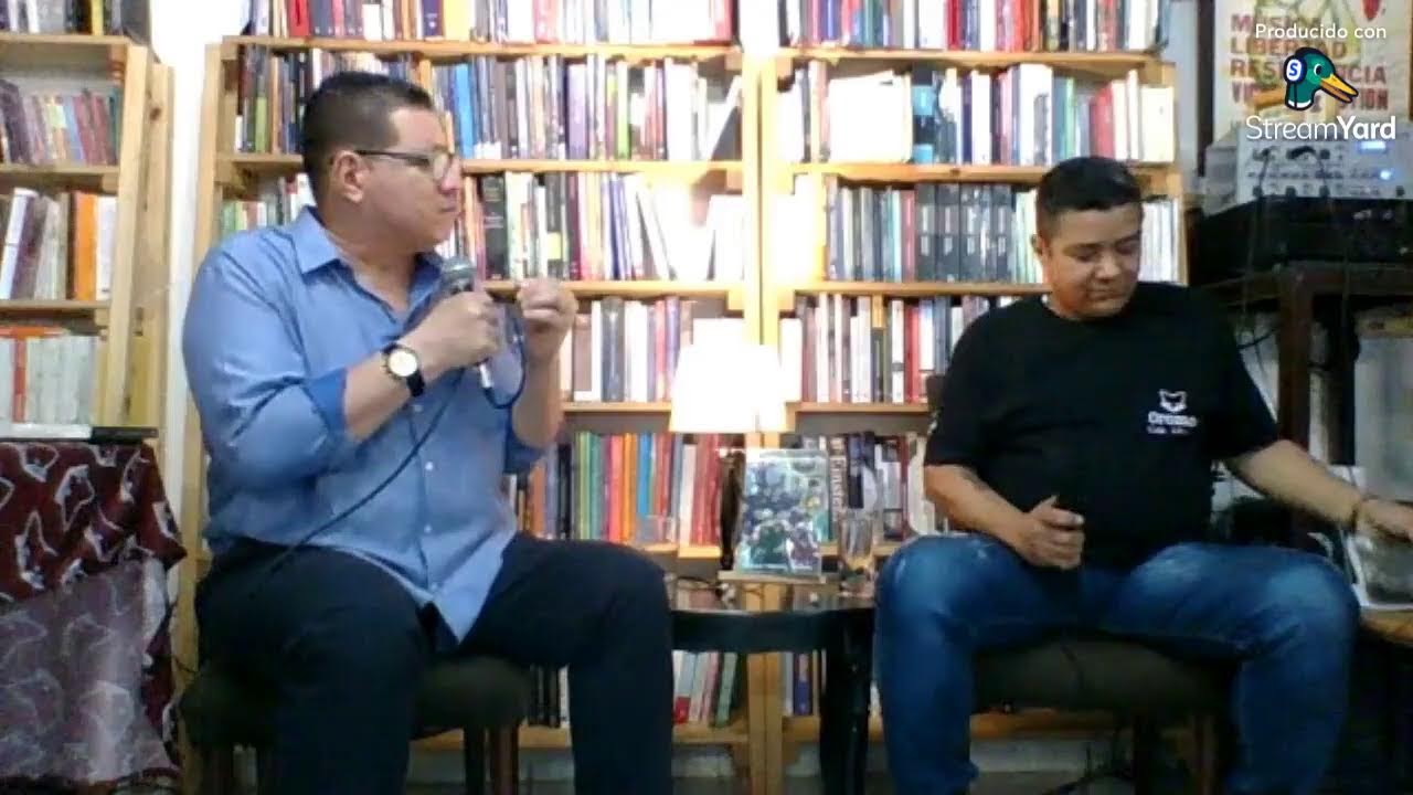 Presentación del libro (Y3X) supremacía andrógina del escritor Robinson Villalobos