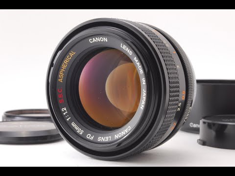 [AB- Exc]Canon FD 55mm f/1.2 S.S.C. SSC ASPHERICAL MF Prime Lens From JAPAN 6786