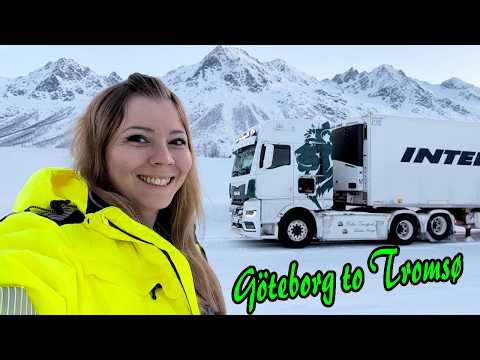 Trucker Cassie: My Most INTENSE Drive! First Time on Arctic Roads 🚛🏔️ Tromsø Express