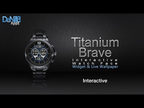 Titanium Brave HD Watch Face Video