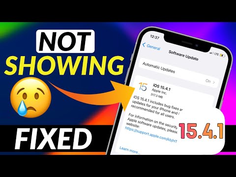 iOS 15.4.1 Update Not Showing in iPhone | iOS 15.4.1 Update Not Available | How to Update iOS 15.4.1