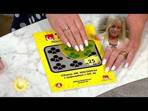 Dubbla tvillingmamman skrapar storvinst - Nyhetsmorgon (TV4)