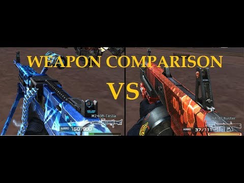 Crossfire PH - M240B-Tesla And AA-12 Buster Comparison
