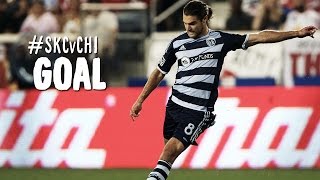 GOAL: Graham Zusi emphatically puts Sporting KC up 1-0 | Sporting Kansas City v Chicago Fire