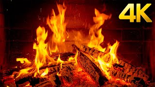 The Most Beautiful & Relaxing Fireplace 🔥Tender Jazz Melodies & Fire Crackles for Sleep