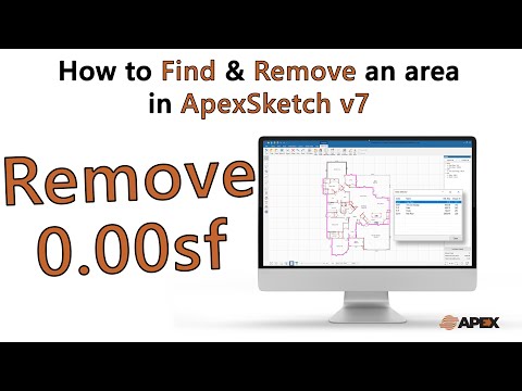 ApexSketch v7 - How to Find & Remove an open area | Apex Software