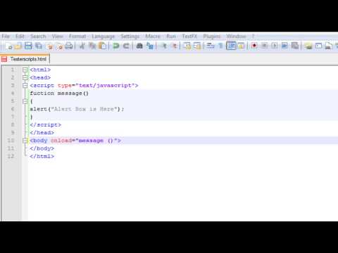 Javascript Tutorial 3 Head Body Sections