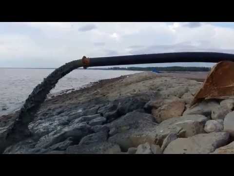 SHALLOW WATER DREDGING [Ultratrex Amphibious Dredger]