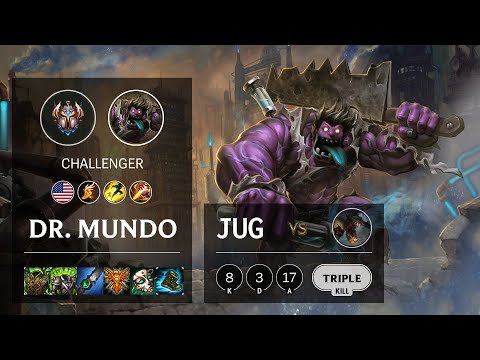 Dr. Mundo Jungle vs Fiddlesticks - NA Challenger Patch 10.22