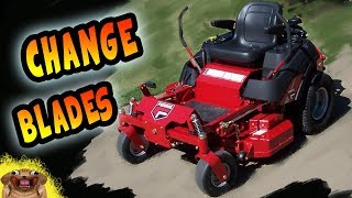 How to Change the Blades on a Zero Turn Mower (Ferris IS 1500Z)