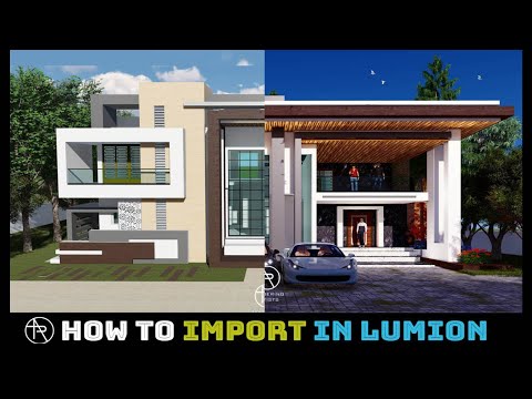 How to import sketchup model in lumion  10