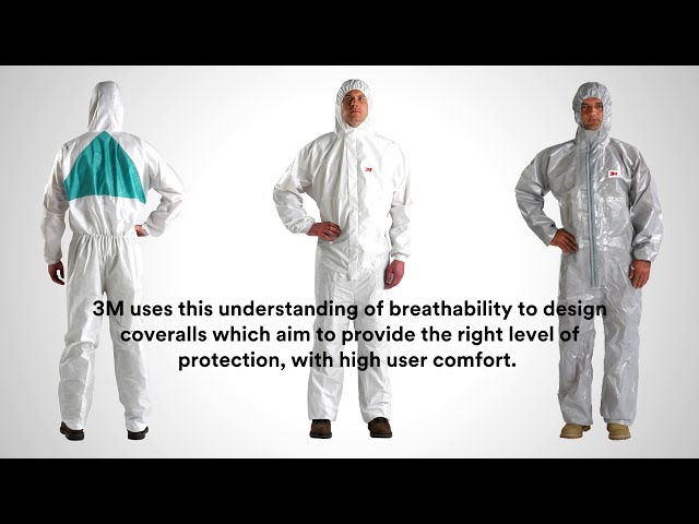 Video teaser for Breathability demo 3M™ Protective Apparel non-woven materials