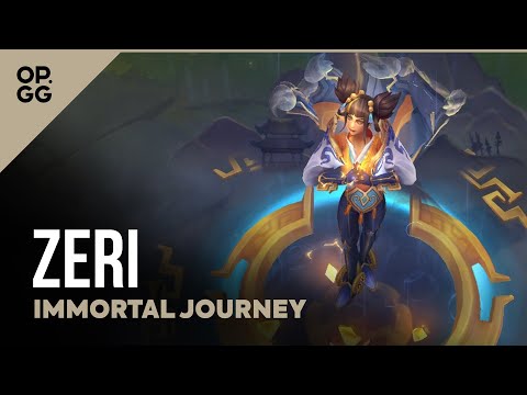 League of Legends Immortal Journey Zeri OP.GG Skin Review