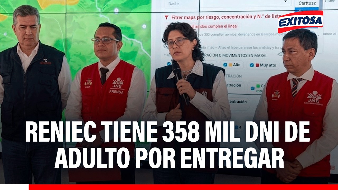 🔴🔵 RENIEC cuenta con más de 300 mil DNI de adultos sin recoger, señala Carmen Velarde