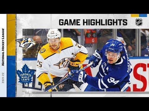 Nashville Predators vs Toronto Maple Leafs | November 16, 2021 | Game Highlights | NHL