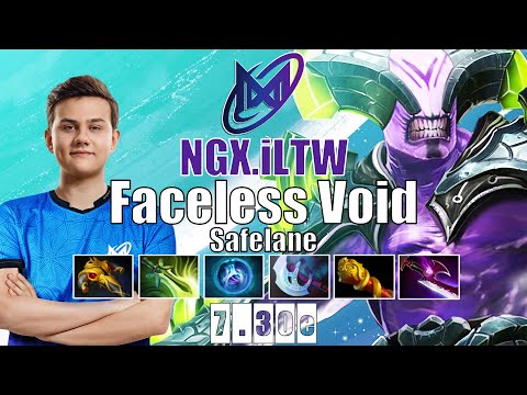 Faceless Void Safelane | NGX.iLTW | INSANE CHRONOSPHERE EZ MMR | 7.30e Gameplay Highlights